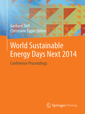 cover image of World Sustainable Energy Days Next 2014